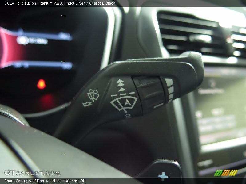 Ingot Silver / Charcoal Black 2014 Ford Fusion Titanium AWD