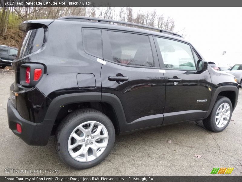 Black / Black 2017 Jeep Renegade Latitude 4x4