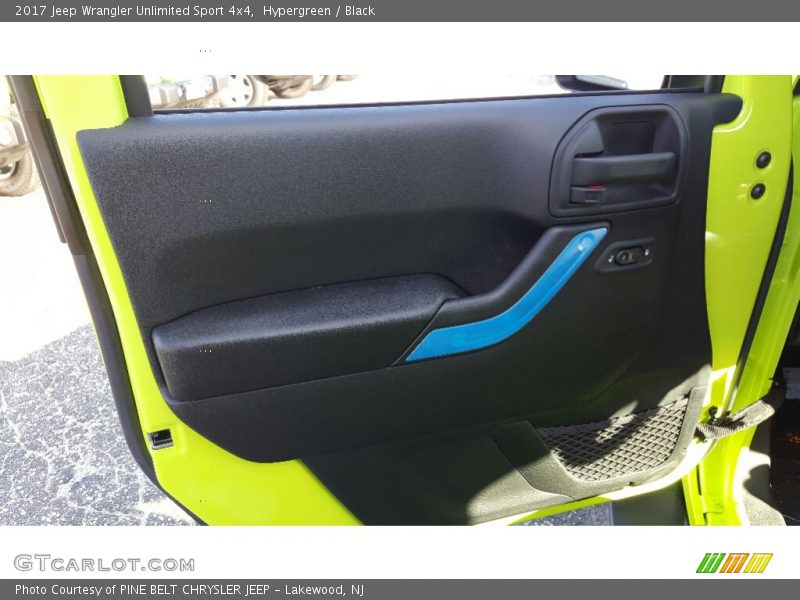 Hypergreen / Black 2017 Jeep Wrangler Unlimited Sport 4x4