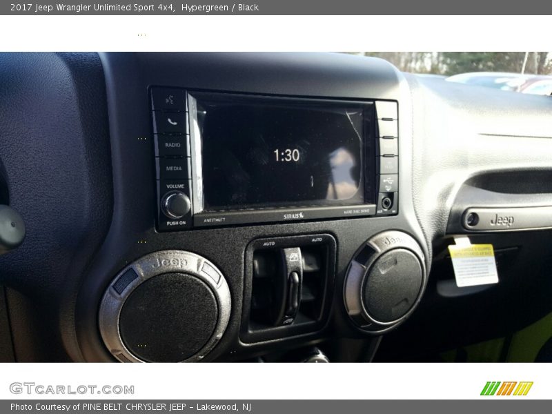 Hypergreen / Black 2017 Jeep Wrangler Unlimited Sport 4x4