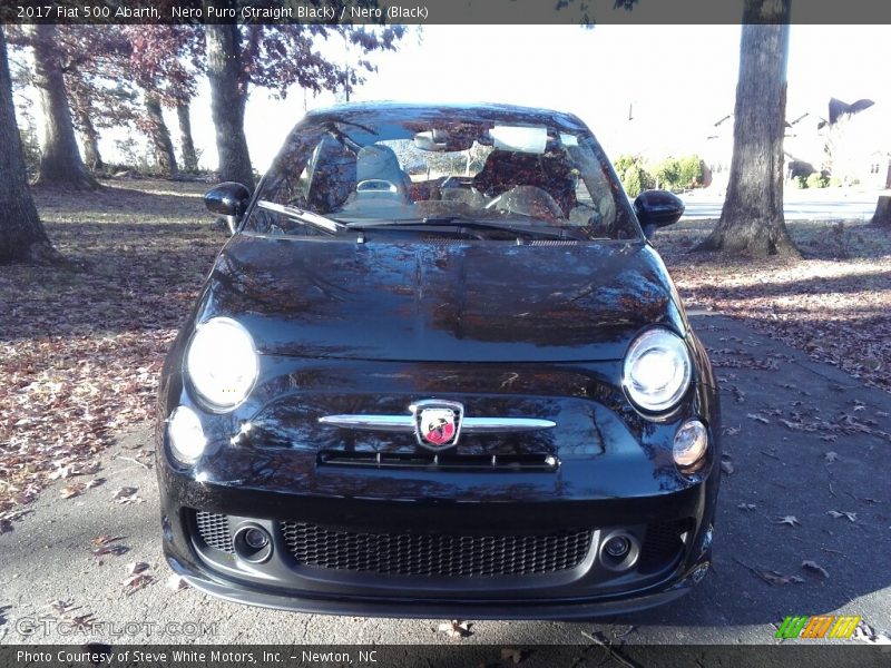Nero Puro (Straight Black) / Nero (Black) 2017 Fiat 500 Abarth