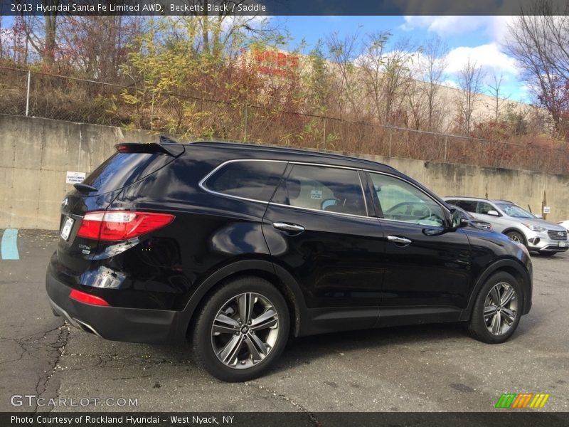 Becketts Black / Saddle 2013 Hyundai Santa Fe Limited AWD