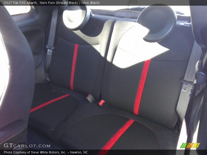 Rear Seat of 2017 500 Abarth