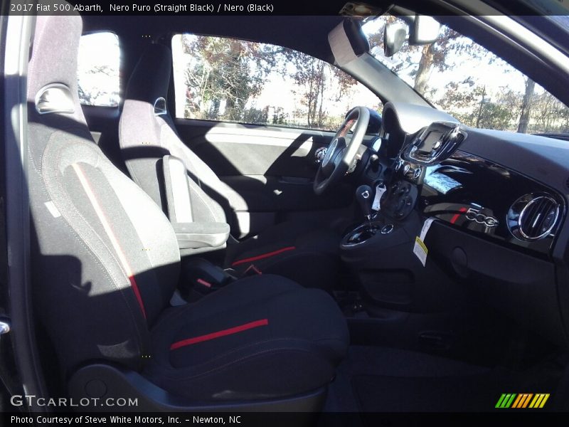 Nero Puro (Straight Black) / Nero (Black) 2017 Fiat 500 Abarth