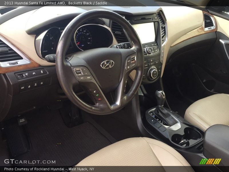 Becketts Black / Saddle 2013 Hyundai Santa Fe Limited AWD