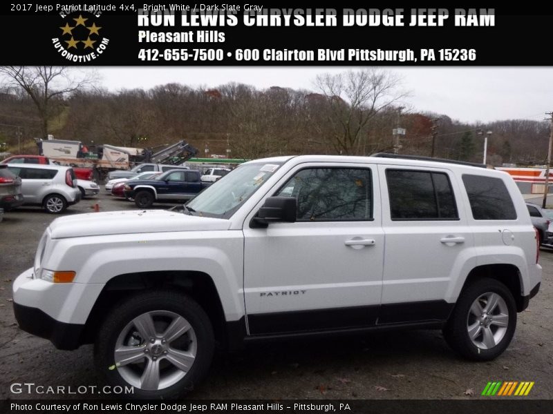 Bright White / Dark Slate Gray 2017 Jeep Patriot Latitude 4x4