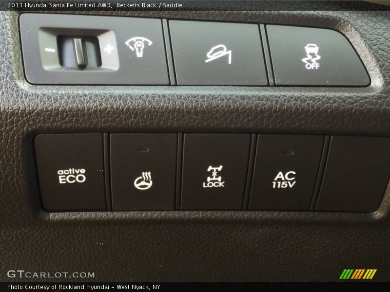 Becketts Black / Saddle 2013 Hyundai Santa Fe Limited AWD