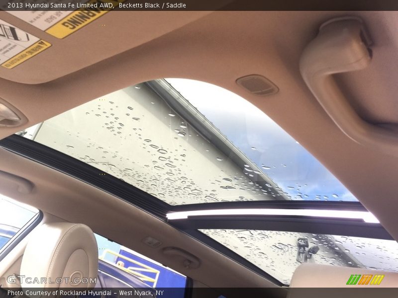 Becketts Black / Saddle 2013 Hyundai Santa Fe Limited AWD