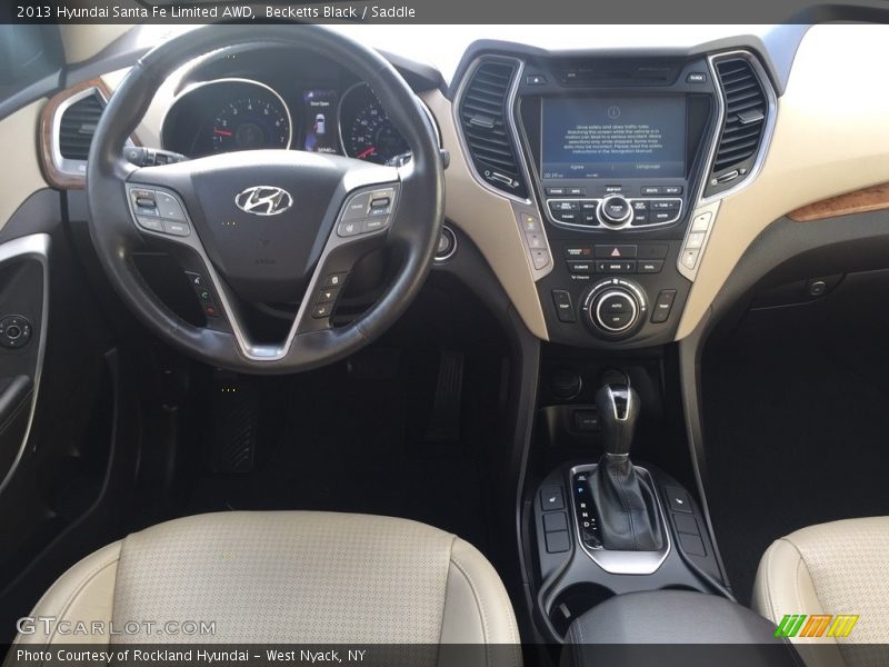Becketts Black / Saddle 2013 Hyundai Santa Fe Limited AWD