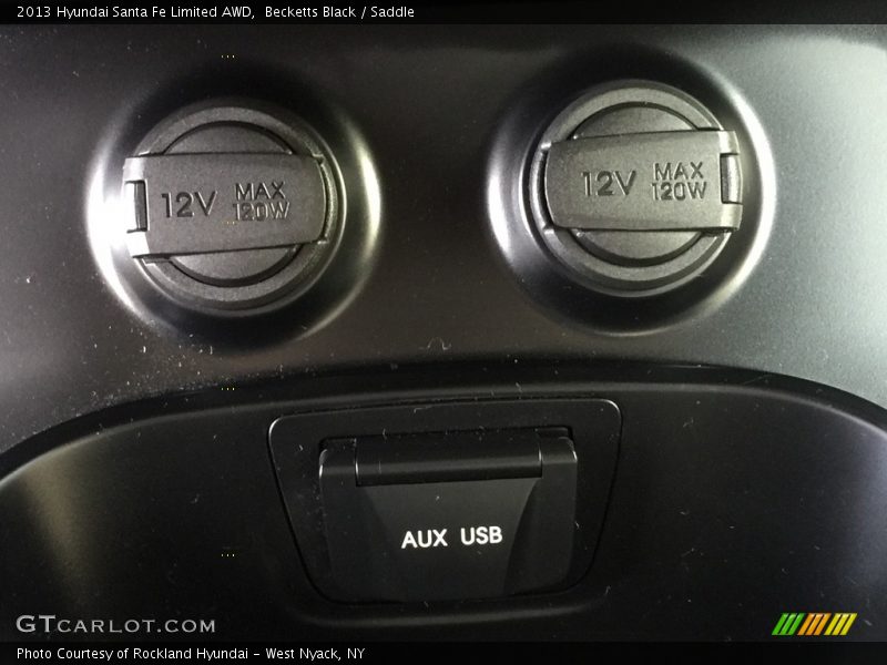 Becketts Black / Saddle 2013 Hyundai Santa Fe Limited AWD