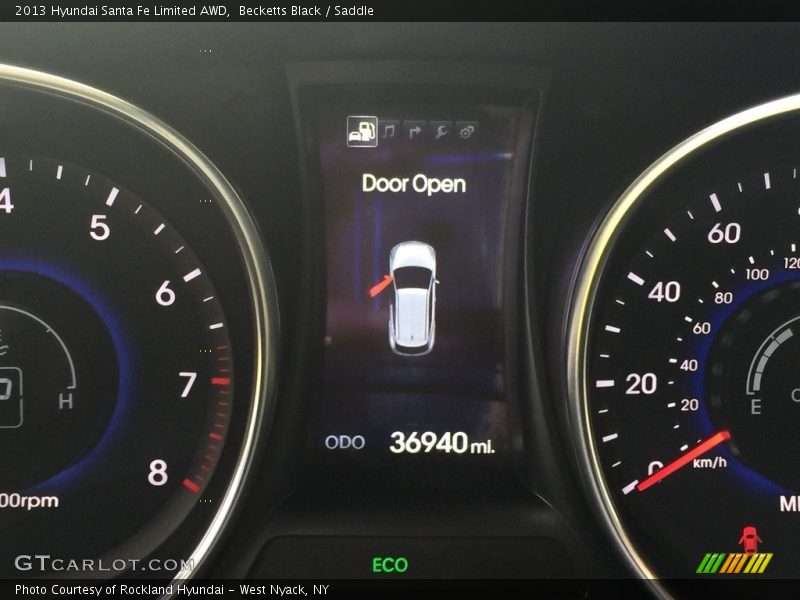Becketts Black / Saddle 2013 Hyundai Santa Fe Limited AWD