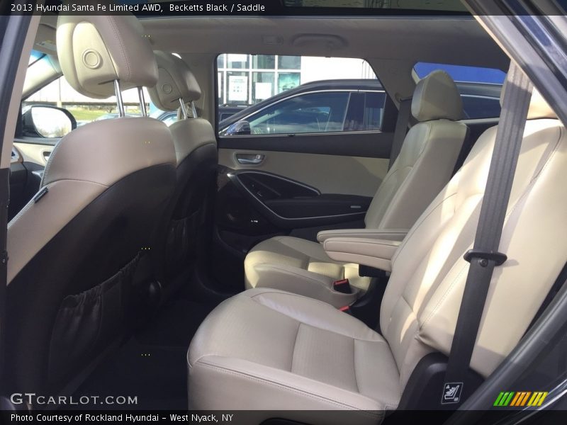 Becketts Black / Saddle 2013 Hyundai Santa Fe Limited AWD