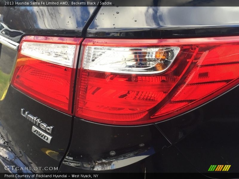 Becketts Black / Saddle 2013 Hyundai Santa Fe Limited AWD