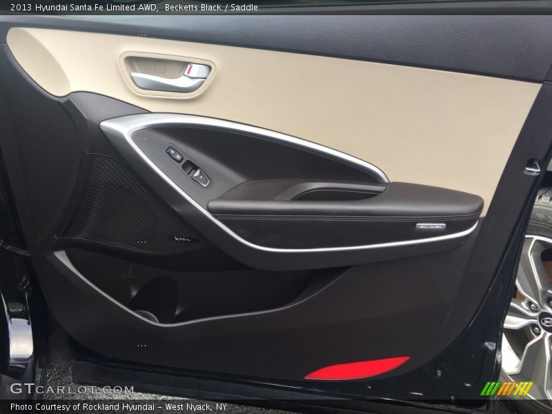 Becketts Black / Saddle 2013 Hyundai Santa Fe Limited AWD