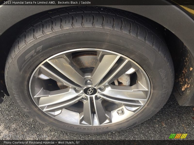 Becketts Black / Saddle 2013 Hyundai Santa Fe Limited AWD