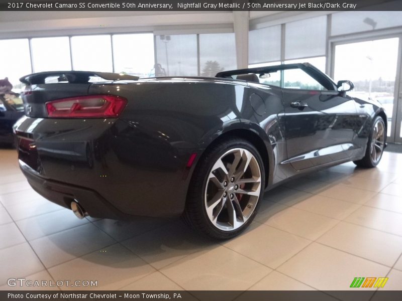 Nightfall Gray Metallic / 50th Anniversary Jet Black/Dark Gray 2017 Chevrolet Camaro SS Convertible 50th Anniversary