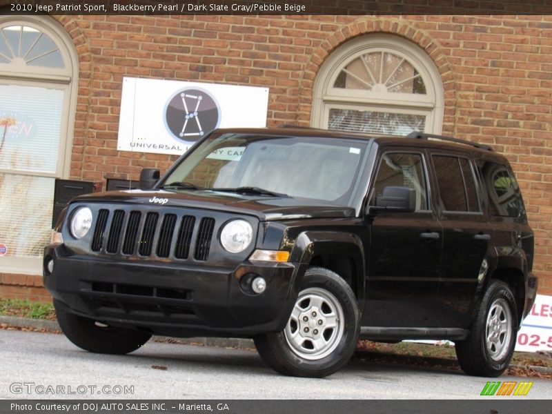 Blackberry Pearl / Dark Slate Gray/Pebble Beige 2010 Jeep Patriot Sport