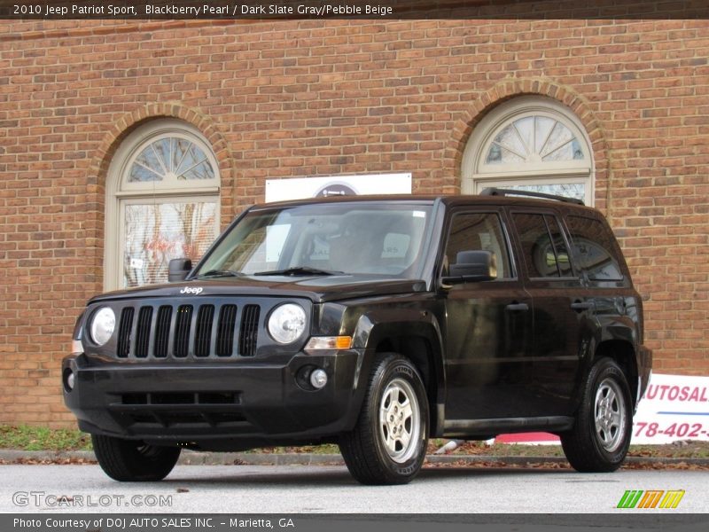 Blackberry Pearl / Dark Slate Gray/Pebble Beige 2010 Jeep Patriot Sport