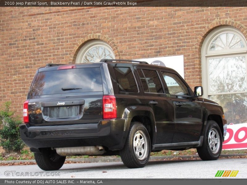 Blackberry Pearl / Dark Slate Gray/Pebble Beige 2010 Jeep Patriot Sport