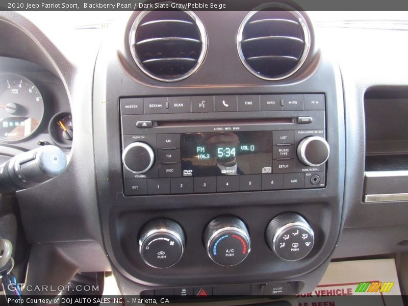 Blackberry Pearl / Dark Slate Gray/Pebble Beige 2010 Jeep Patriot Sport