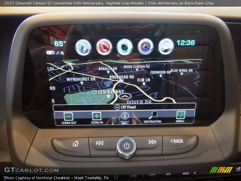 Nightfall Gray Metallic / 50th Anniversary Jet Black/Dark Gray 2017 Chevrolet Camaro SS Convertible 50th Anniversary