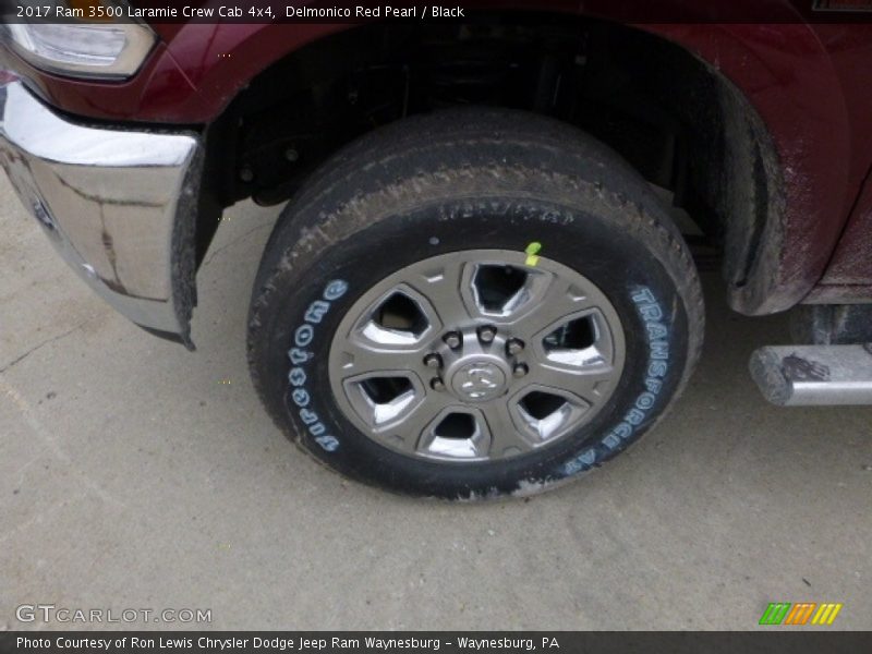 Delmonico Red Pearl / Black 2017 Ram 3500 Laramie Crew Cab 4x4