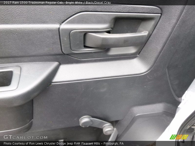 Bright White / Black/Diesel Gray 2017 Ram 1500 Tradesman Regular Cab
