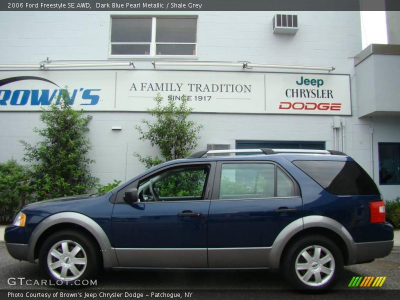 Dark Blue Pearl Metallic / Shale Grey 2006 Ford Freestyle SE AWD