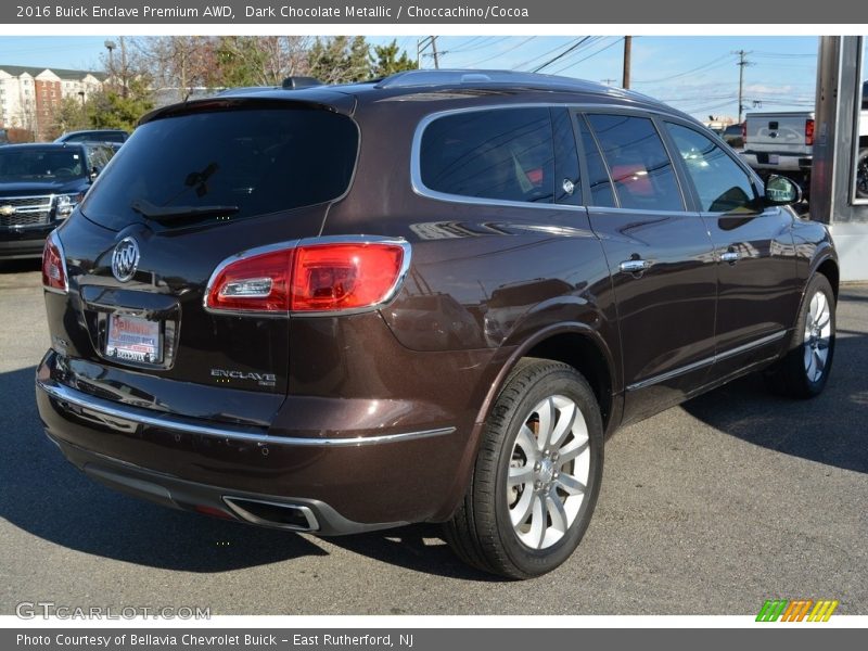 Dark Chocolate Metallic / Choccachino/Cocoa 2016 Buick Enclave Premium AWD