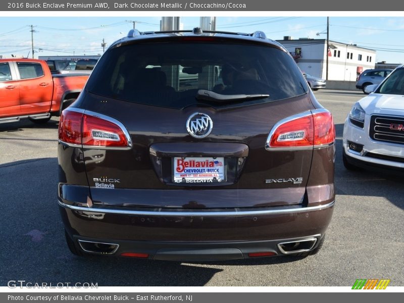 Dark Chocolate Metallic / Choccachino/Cocoa 2016 Buick Enclave Premium AWD