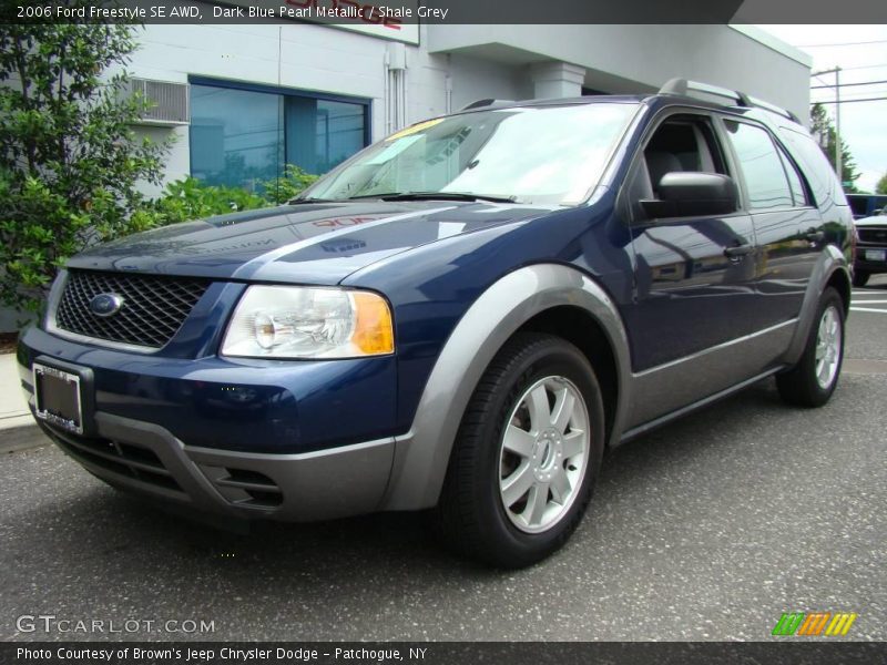 Dark Blue Pearl Metallic / Shale Grey 2006 Ford Freestyle SE AWD