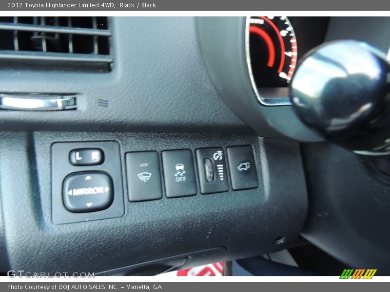 Black / Black 2012 Toyota Highlander Limited 4WD