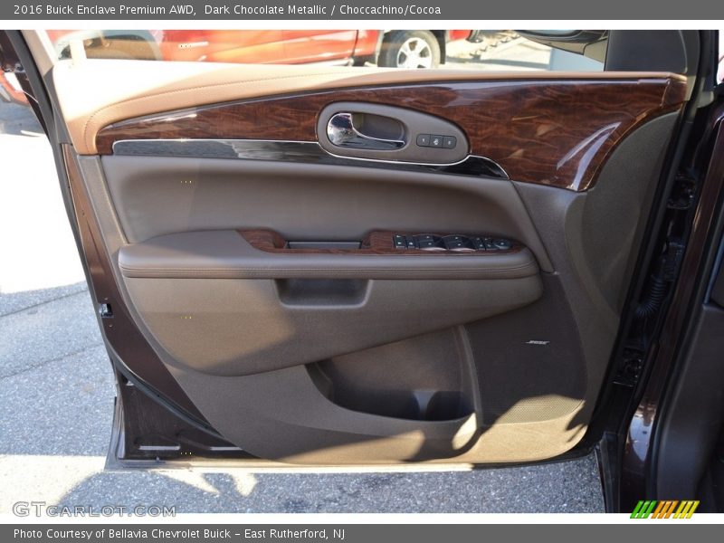 Dark Chocolate Metallic / Choccachino/Cocoa 2016 Buick Enclave Premium AWD