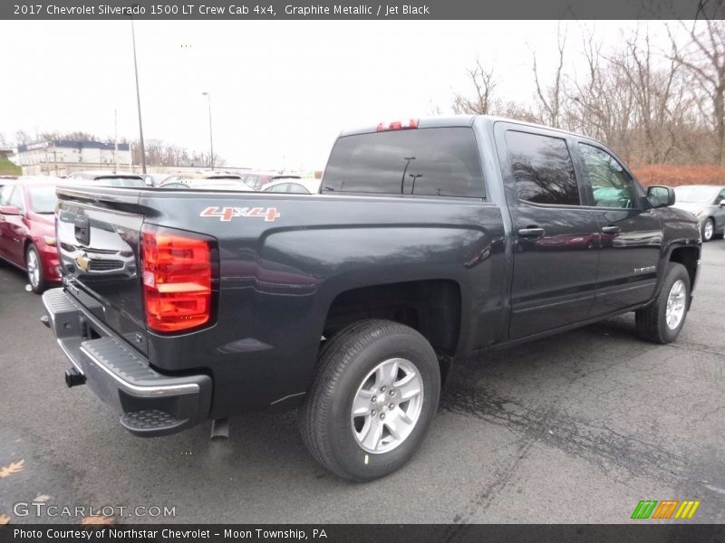 Graphite Metallic / Jet Black 2017 Chevrolet Silverado 1500 LT Crew Cab 4x4