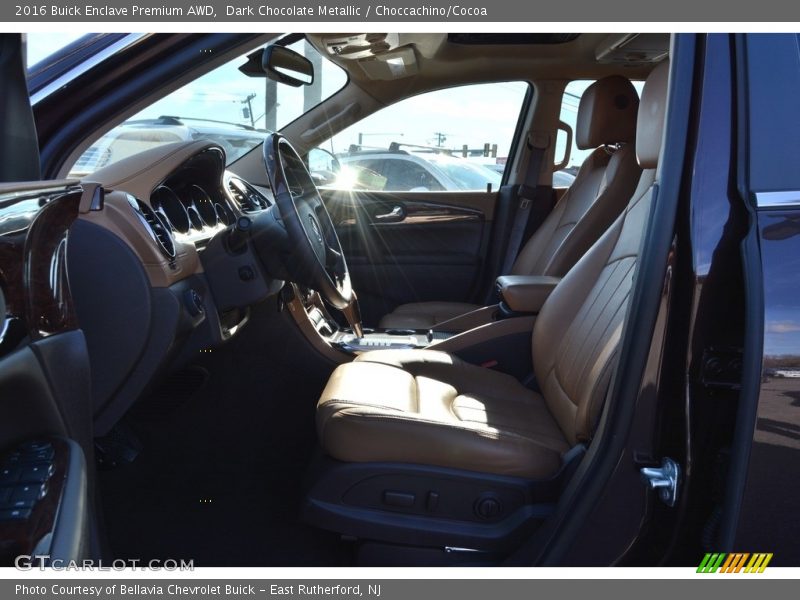 Dark Chocolate Metallic / Choccachino/Cocoa 2016 Buick Enclave Premium AWD