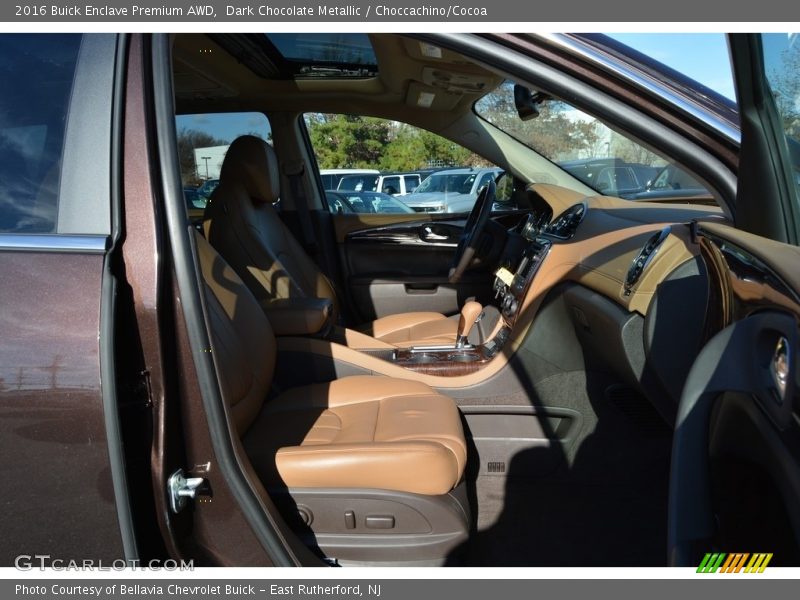 Dark Chocolate Metallic / Choccachino/Cocoa 2016 Buick Enclave Premium AWD