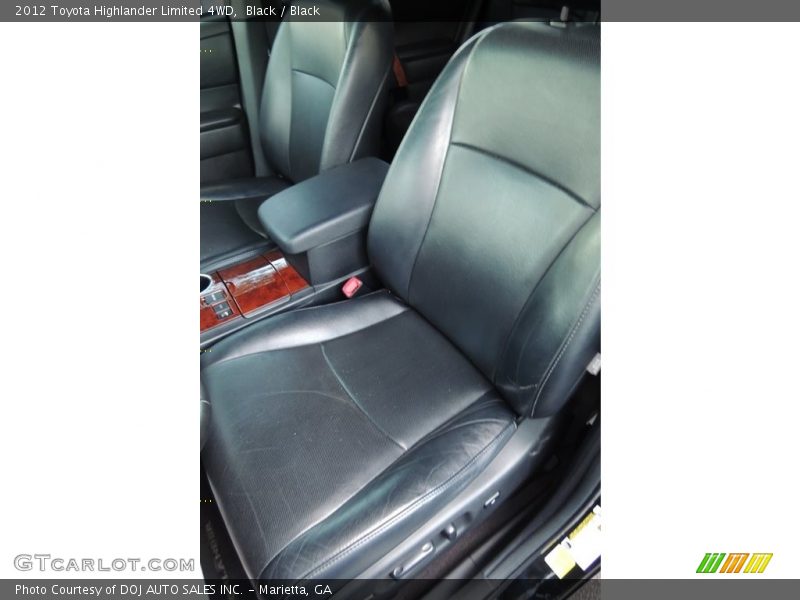 Black / Black 2012 Toyota Highlander Limited 4WD