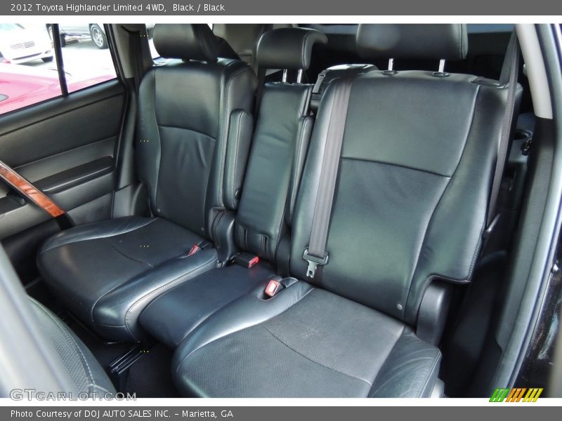 Black / Black 2012 Toyota Highlander Limited 4WD