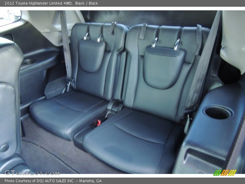 Black / Black 2012 Toyota Highlander Limited 4WD