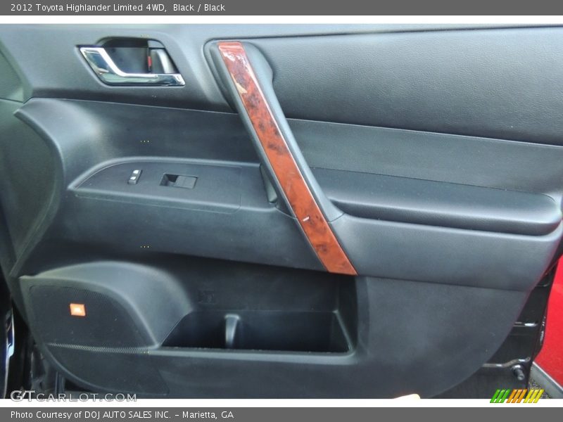 Black / Black 2012 Toyota Highlander Limited 4WD