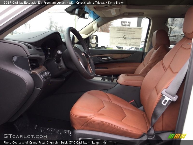  2017 Escalade ESV Premium Luxury 4WD Kona Brown Interior