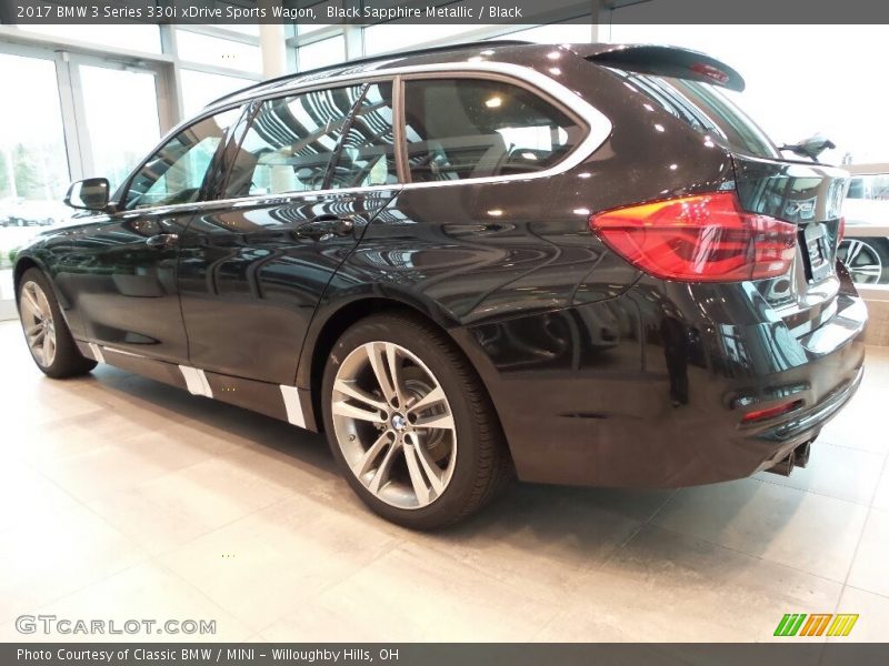 Black Sapphire Metallic / Black 2017 BMW 3 Series 330i xDrive Sports Wagon