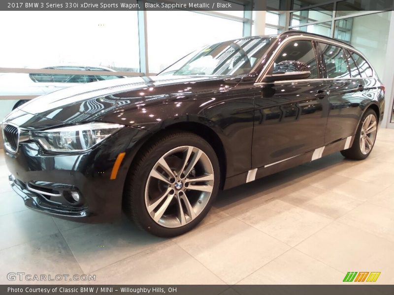 Black Sapphire Metallic / Black 2017 BMW 3 Series 330i xDrive Sports Wagon