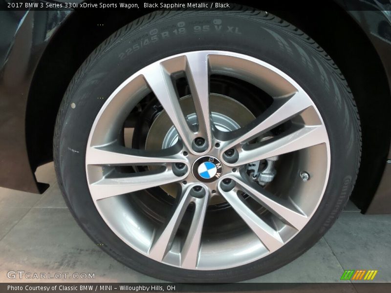 Black Sapphire Metallic / Black 2017 BMW 3 Series 330i xDrive Sports Wagon