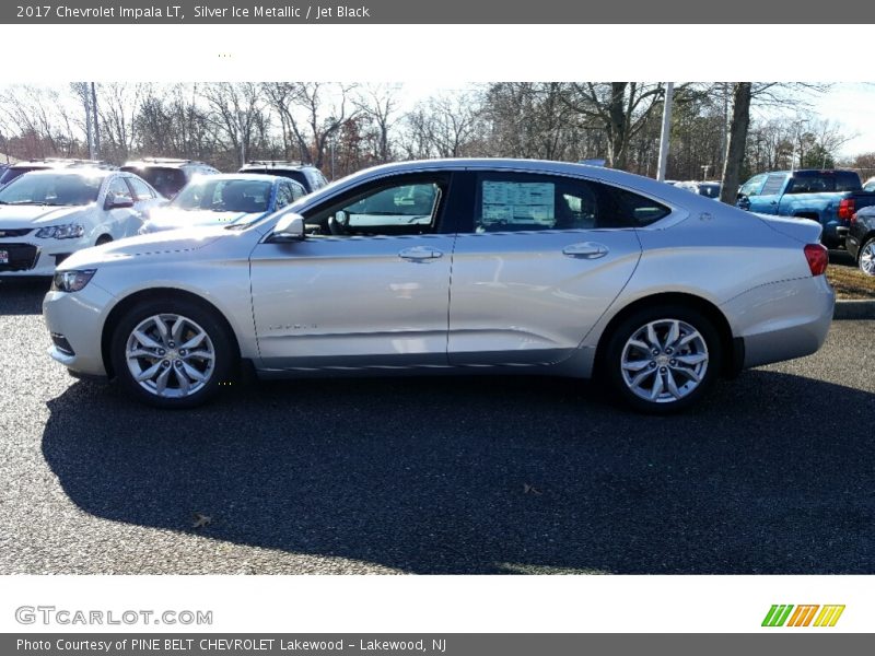 Silver Ice Metallic / Jet Black 2017 Chevrolet Impala LT
