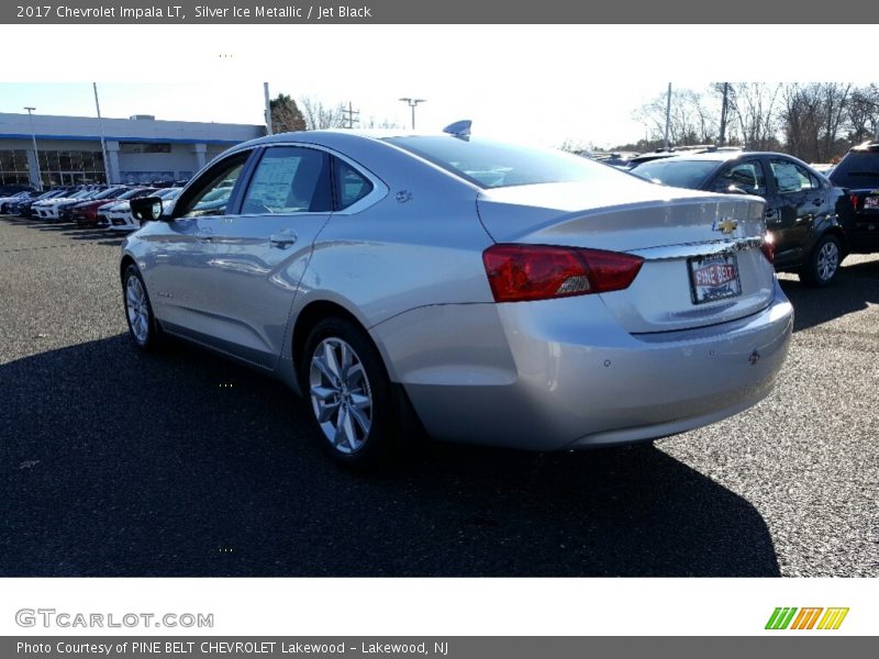 Silver Ice Metallic / Jet Black 2017 Chevrolet Impala LT