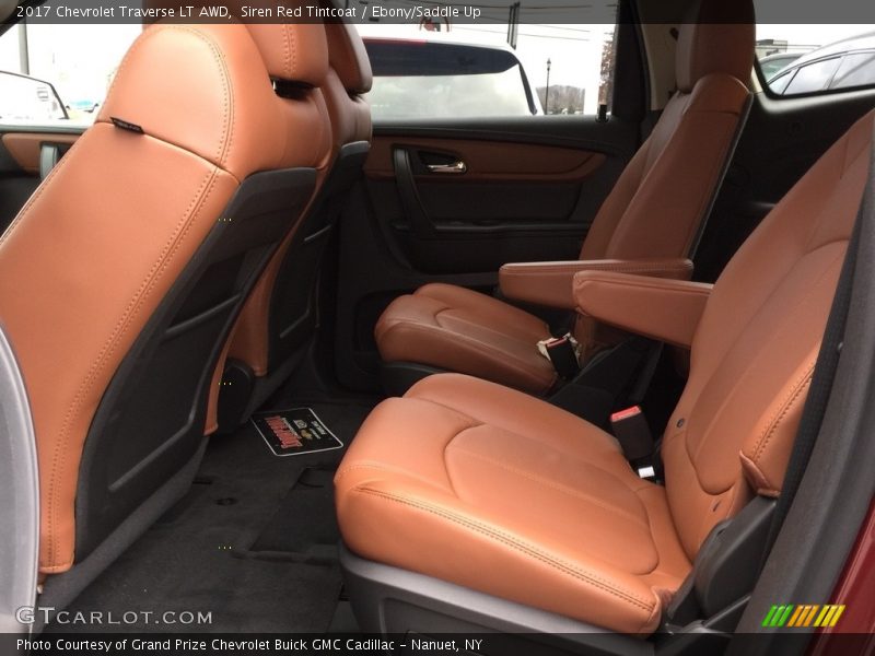 Siren Red Tintcoat / Ebony/Saddle Up 2017 Chevrolet Traverse LT AWD