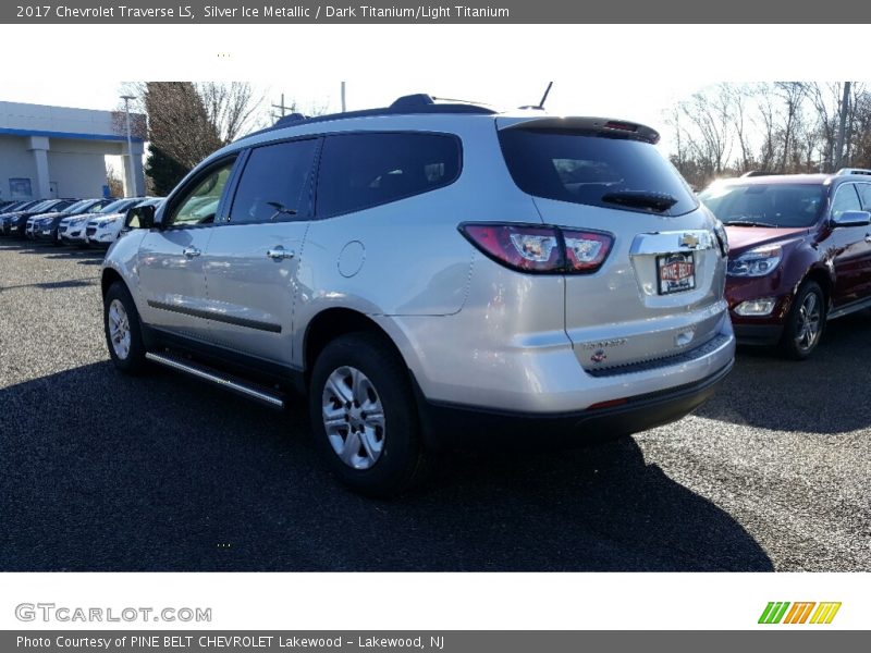 Silver Ice Metallic / Dark Titanium/Light Titanium 2017 Chevrolet Traverse LS