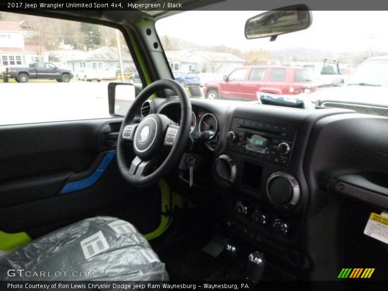 Hypergreen / Black 2017 Jeep Wrangler Unlimited Sport 4x4