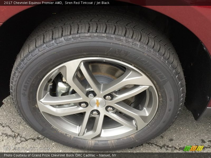 Siren Red Tintcoat / Jet Black 2017 Chevrolet Equinox Premier AWD